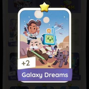 Naklejki Mogo Galaxy Dreams 1 Karta/y Gwiazda (Zestaw 1 A Far Far Away)(Szybka dostawa)