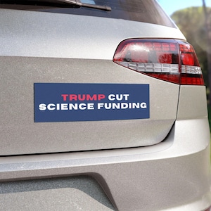 Science Funding Car Magnet