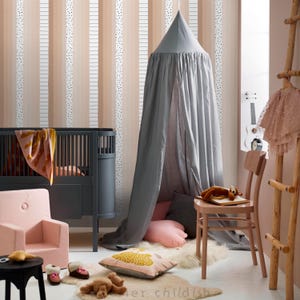 Papier peint DOT & STRIPE DELIGHT - Marron doux