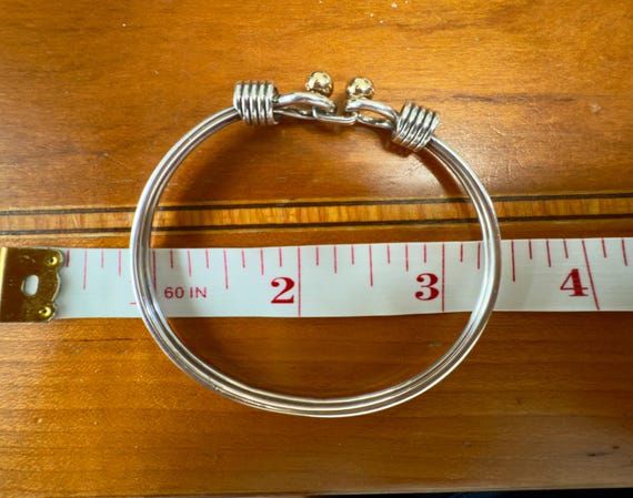 Tiffany & Co. Sterling Silver with 18k Gold Doubl… - image 8