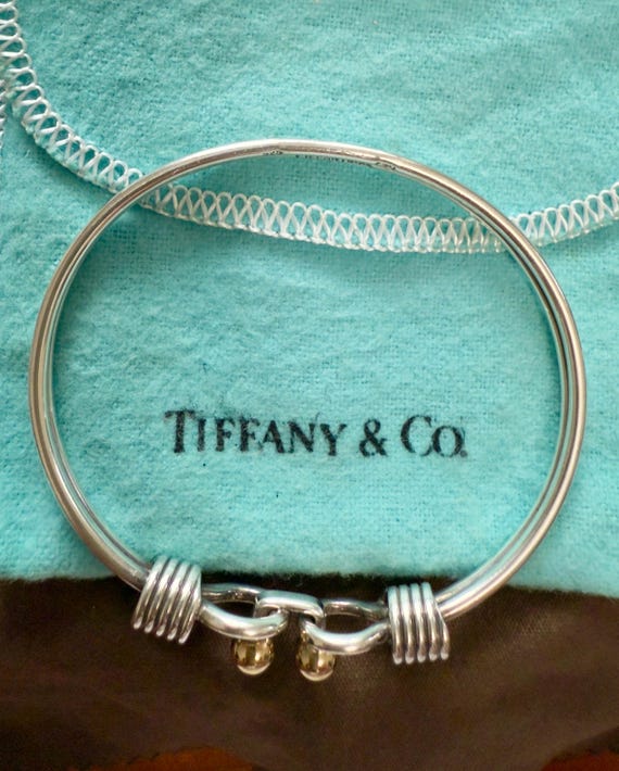 Tiffany & Co. Sterling Silver with 18k Gold Doubl… - image 4