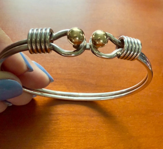 Tiffany & Co. Sterling Silver with 18k Gold Doubl… - image 2