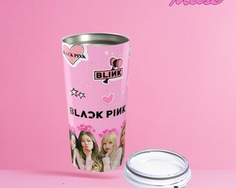Blackpink Tumbler, K-pop Fan Gift, Stainless Steel Insulated Cup