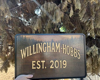 Custom 3D Wood Business Logo Sign: Handcrafted Brand Plaque