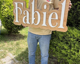 Personalized 3D Wooden Business Sign, Rustic Logo Plaque, Custom Handcrafted Shop Sign, Carved Wood Branding Sign, Custom Logo Wall Art