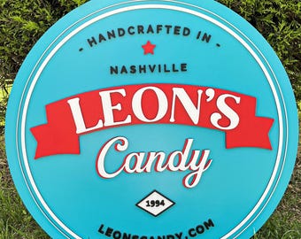 3D Wooden Business Logo Sign: Custom Brand Decor