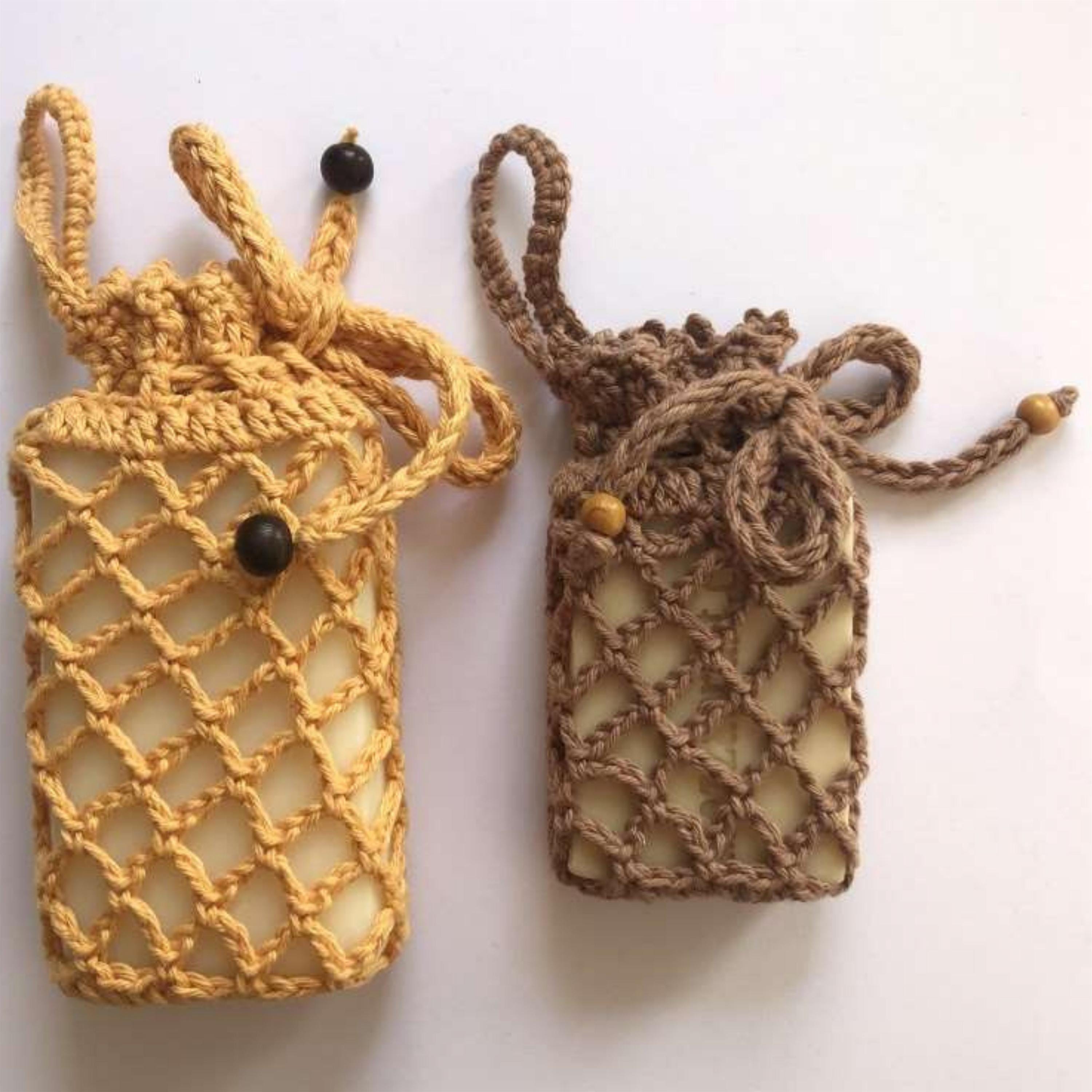Crochet Soap Saver Bag Pattern, Mesh Pouch, Bathroom Accessory, Zero Waste Gift, Handmade Shower