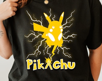 Pikachu Thunderbolt Anime Design – Cricut Sublimation (Digital Download)