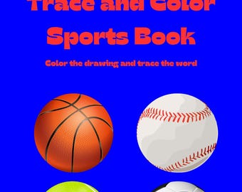 Coloring pages for Preschoolers | Sports Coloring Pages | Number Tracing Coloring Pages | Toddler Coloring Pages | Teacher | Word Tracing