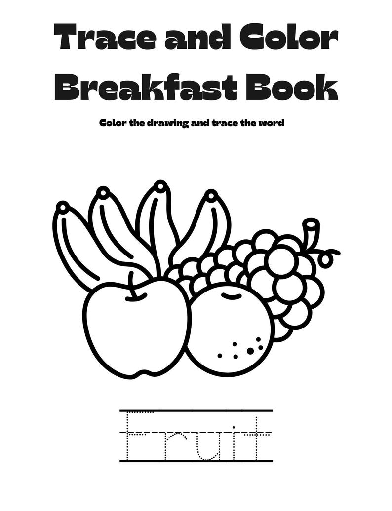 Coloring Pages for Preschoolers | Coloring Pages | Tracing Coloring ...