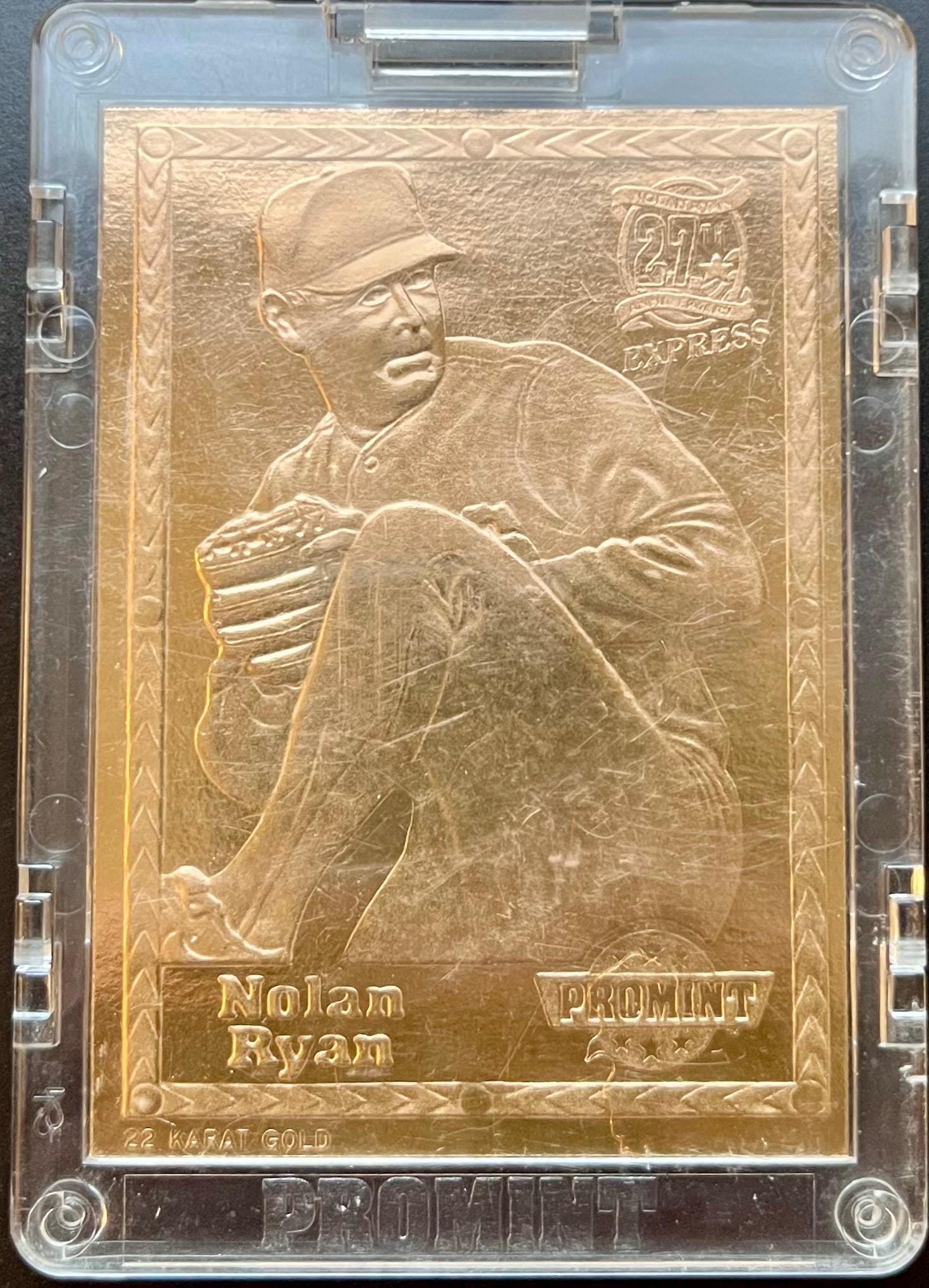 1993 Promint 22k Gold Nolan Ryan Baseball Card - Etsy