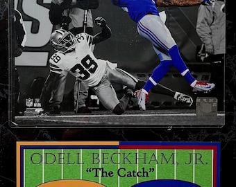 Odell Beckham Junior - “The Catch” - RARE 1/1 PLAQUE (Still Sealed)