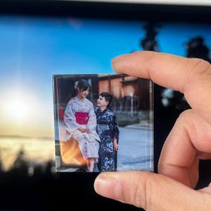 Personalized Gift - 9 Custom Photo Magnets 2x2&quot; | Gift for Couples| Holiday Gift | Custom Fridge Magnets | Birthday Gift