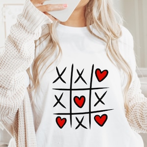 Shirt Valentijnsdag, valentijnskaarten dames, Xoxo-shirt, Valentijnsdagoutfit, Bella Canvas 3001, cadeau voor haar, cadeau voor Valentijnsdag