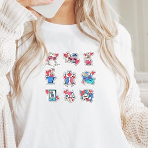 Valentijnsdag shirt, Valentijn shirt, cadeau voor vrouw, Valentijnsdag T-shirt, schattig valentijn shirt, cadeau voor vriendin, cadeau voor vrouw