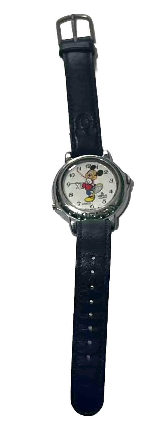 RARE Disney Mickey Mouse Lorus Quartz Wristwatch M