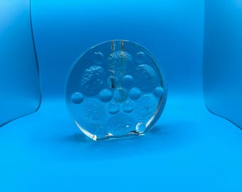 Szklany wazon Walther Kristallglas z lat 60. XX wieku