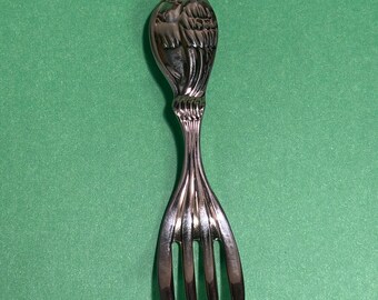 Vintage Reed&Barton Silver Parrott Fork - „Safari Collection”