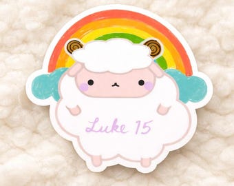 Lost Sheep Christian Sticker | Bible Verse Vinyl Decal