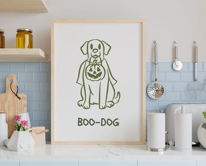 A bundle of 30 hand-drawn whimsical Halloween pup illustrations featuring dogs in spooky cute costumes, including ghost puppies, witch dogs on broomsticks, skeleton pups, pumpkin costume dogs, and trick-or-treating puppies. Perfect for digital crafts, stickers, invitations, sublimation, and Halloween decorations. Includes SVG, PNG, and EPS formats for Cricut, Silhouette, and other design software. Whimsical, playful, and perfect for pet lovers and Halloween projects.
