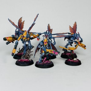 kill team Stingwings Vespids- commision painted by Ryba