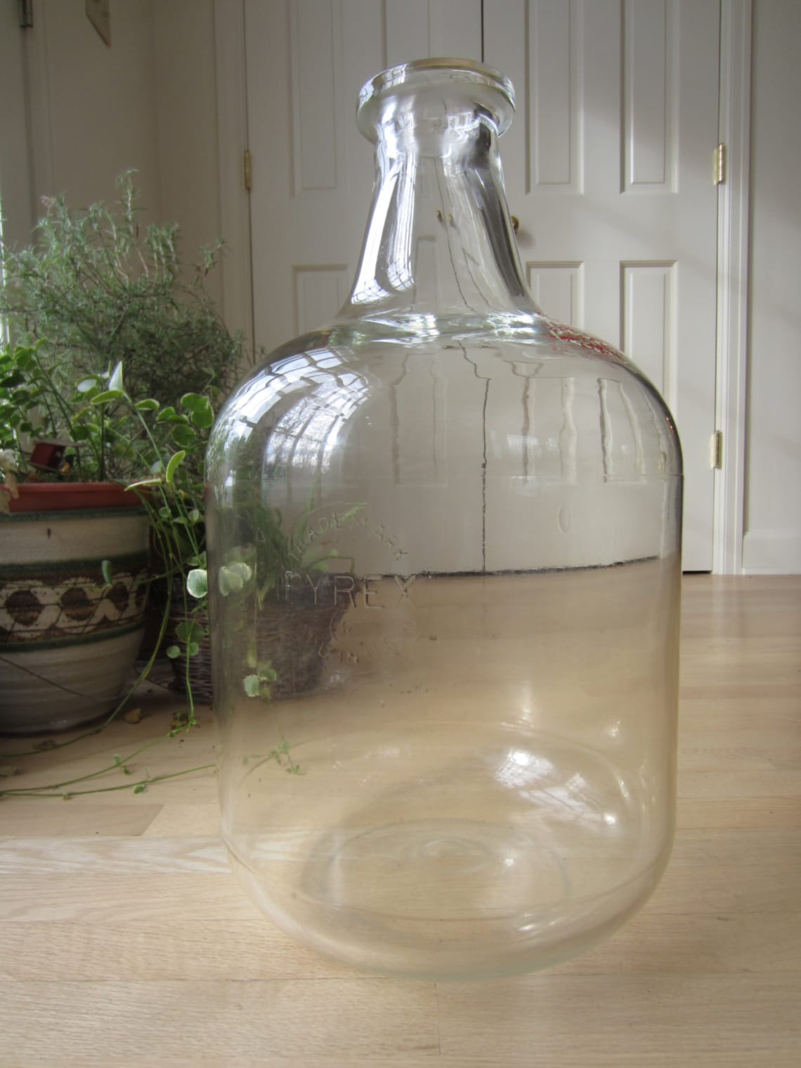 Vintage Pyrex Glass 5 Gallon 19L Laboratory Solutions Bottle Etsy