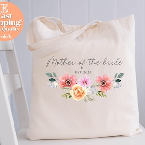 Mother of the Bride Tote Bag, Mother of the Bride Gift Bag, Mother of the Bride Bag, Mother of the Bride Gift Ideas, Gift for Mother Bride