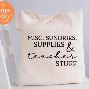 Teacher Stuff Bag, Teacher tote bag, teacher appreciation,boho rainbow design, teachers gift, teacher appreciation gift, gift for teacher