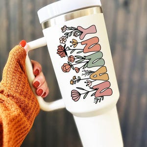 Personalized Nanny 40oz Tumbler, Nanny Birthday Gift, Large Nanny Tumbler, Nanny Gift Idea, Nanny Gift from Kids, Nanny Christmas Gift