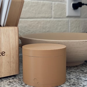 Salt Cellar Modern With Magnetic Lid for House Warming Gift New Home Decor