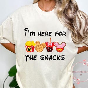 Park Snack Shirt – Mickey Treats Tee for Disney Foodies | Comfort Colors Unisex Shirt