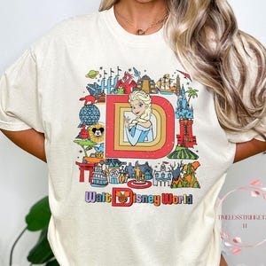 Elsa Shirt | Retro Disney World Tee | Frozen Comfort Colors Shirt | Magical Princess Gift Tee