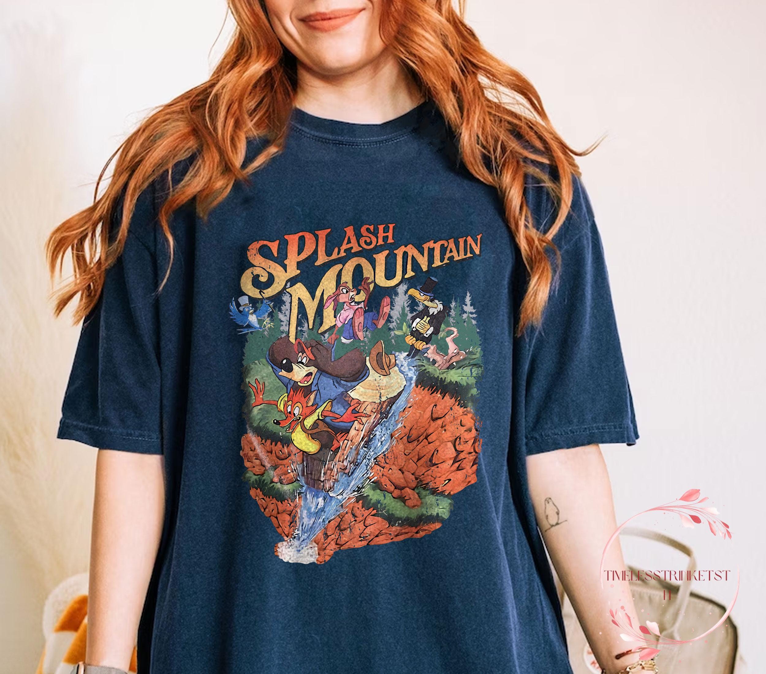 エ*ス様 ディズニーランド　スプラッシュマウンテン　ヴィンテージ　トレーナー Disney - 【貴重】Disney 90' vintageスプラッシュマウンテン T