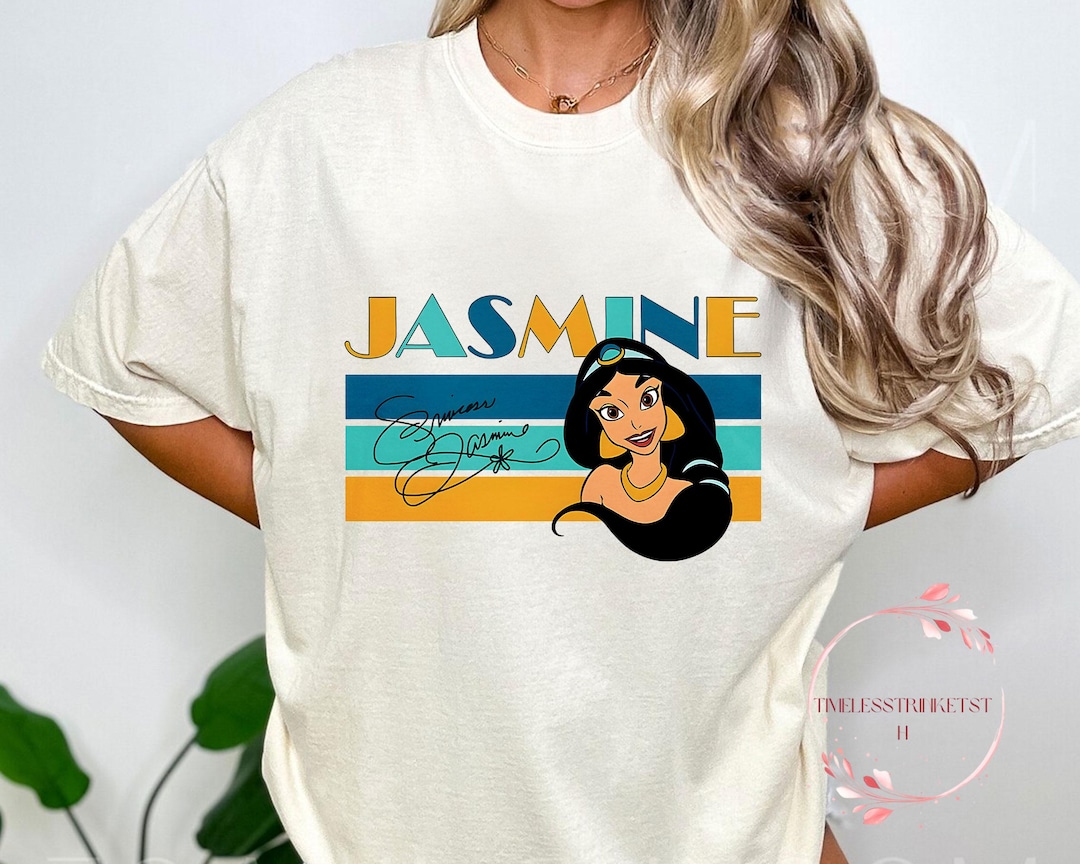 Retro Jasmine Graphic Tee | Princess Jasmine Shirt for Women