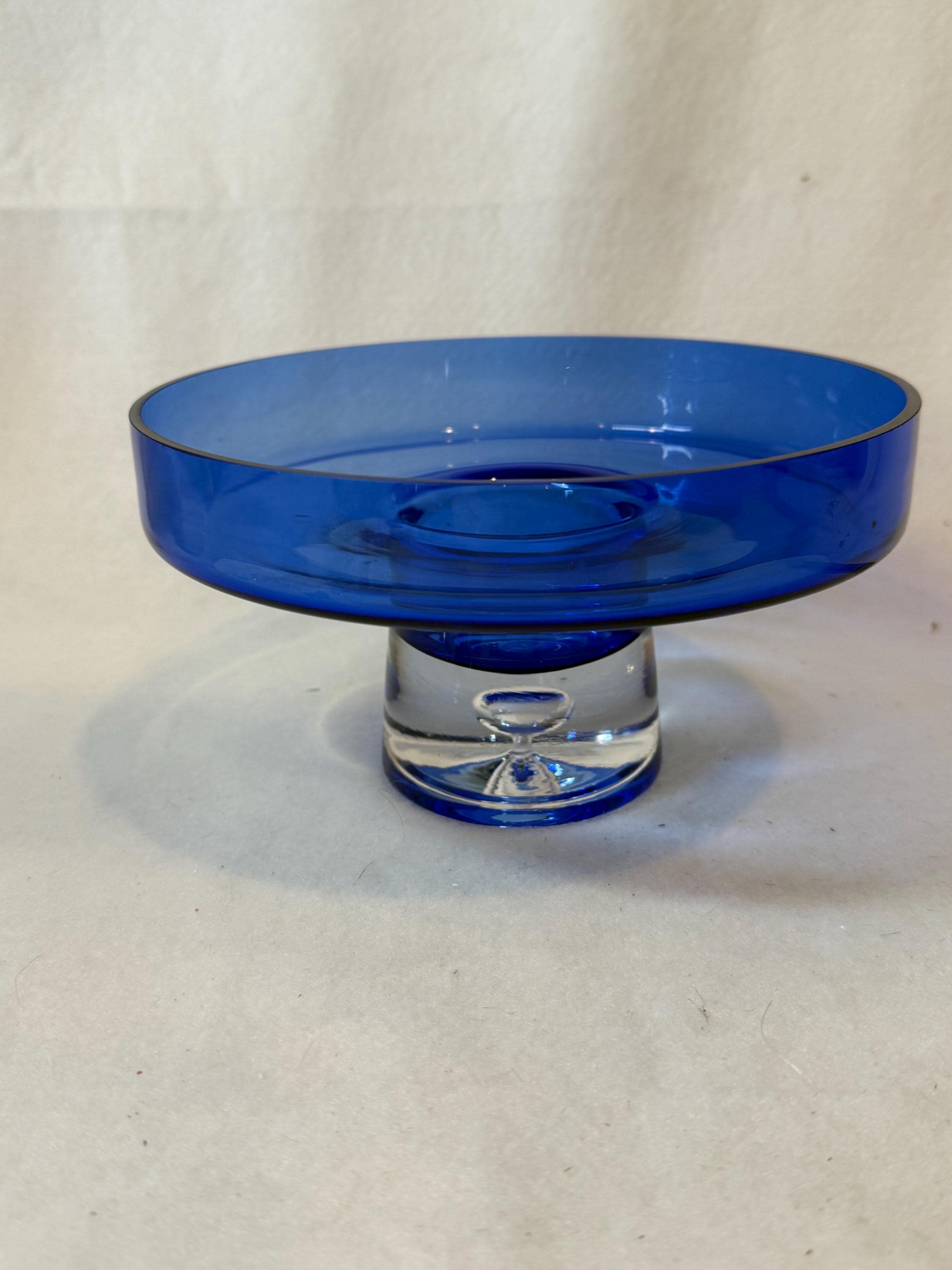Cobalt Crystal Bowl - Etsy