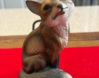 Vintage Beswick Fox Curled Model 1017 - Etsy