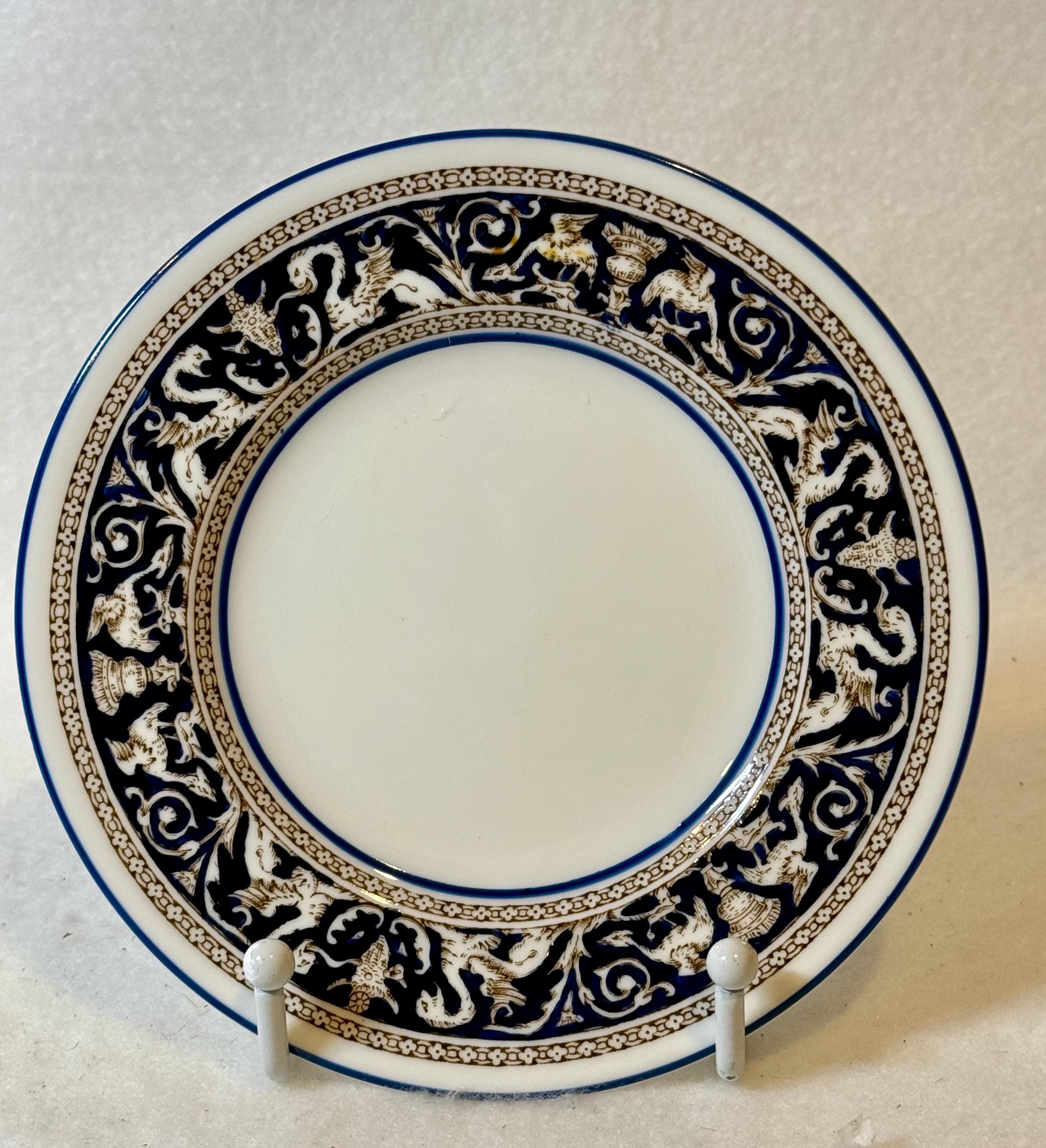 291 黒壺15.5cmバタープレート Florentine turquoise Wedgwood Florentine Turquoise | 23 lines in stock to buy now