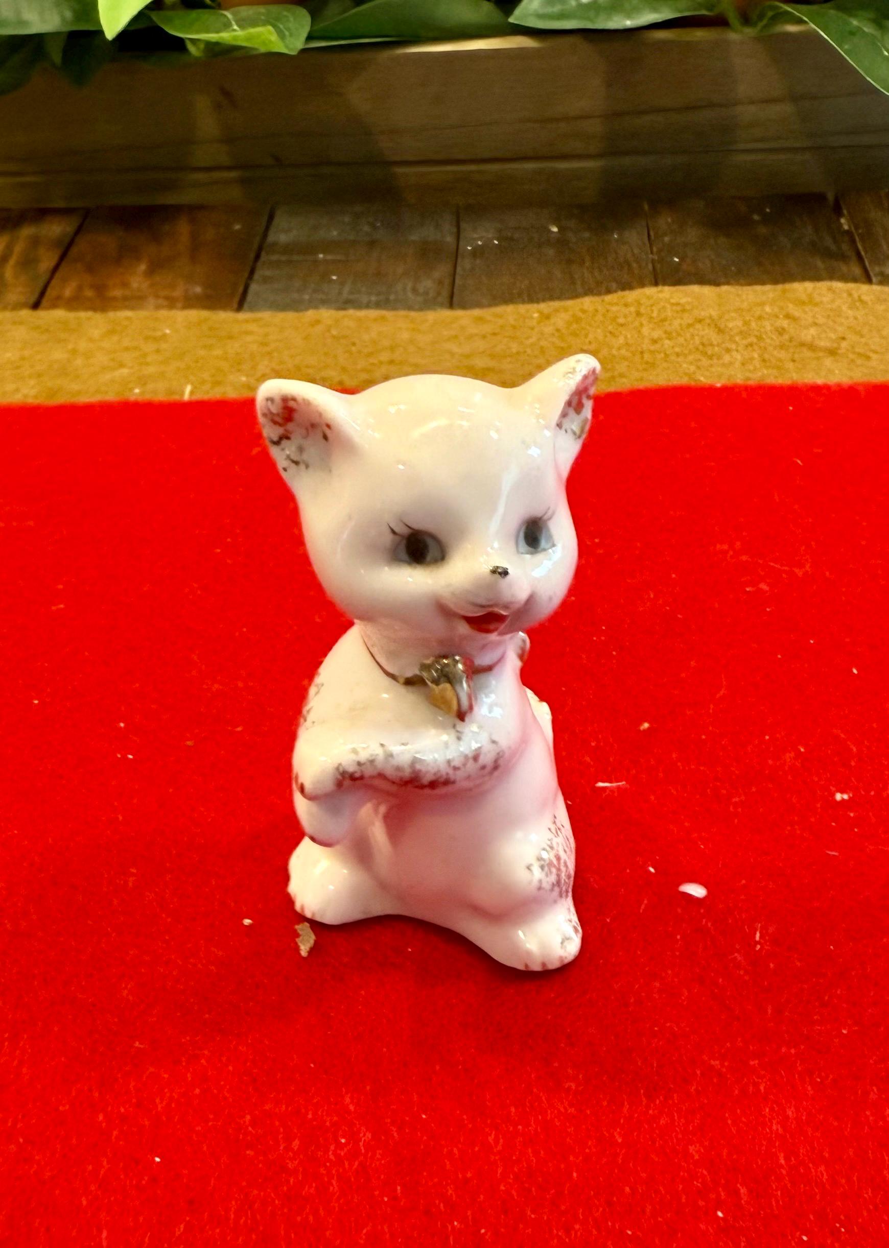 Vintage Chained Cats - Etsy