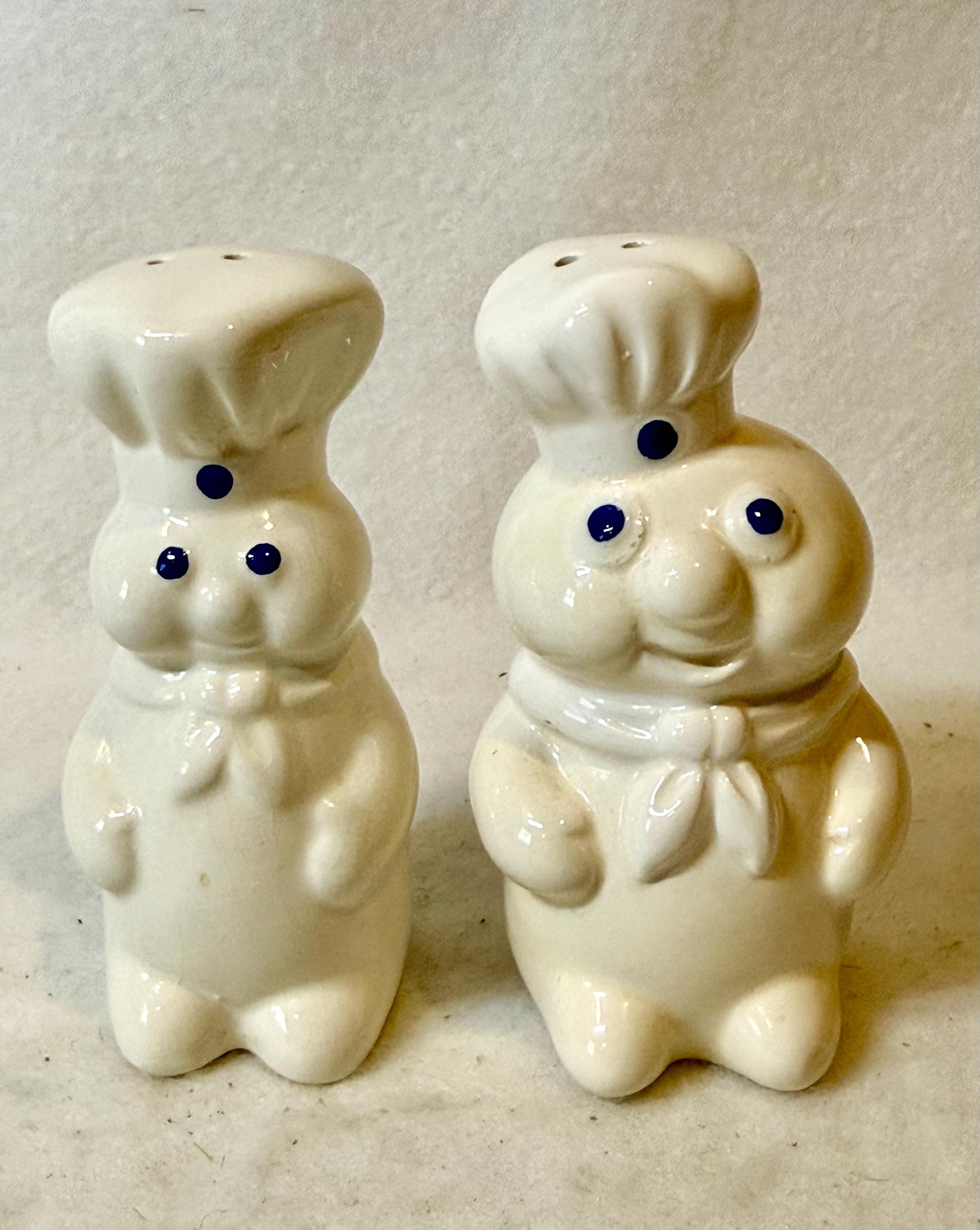 Pillsbury Doughboy Salt and Pepper Shakers - Etsy