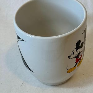 Disney Mickey Mouse collectible coffee mug featuring a large monogrammed letter 'K image 2
