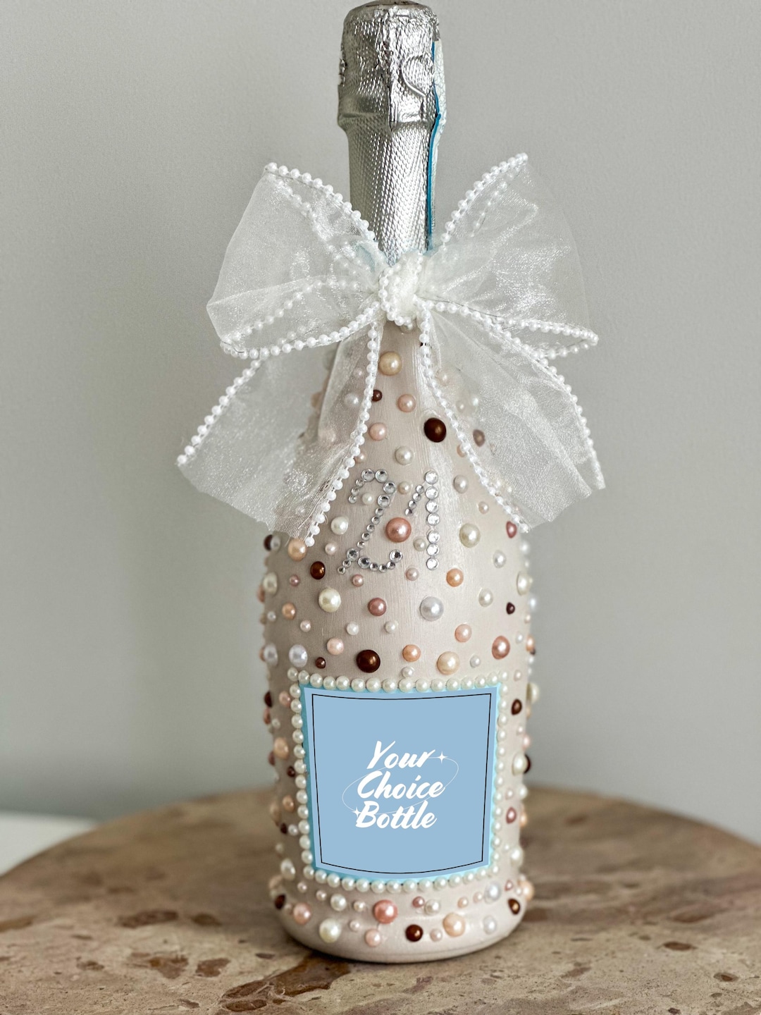 Hand Painted Customizable Celebration Prosecco champagne Bottle READ hand-painted-customizable-celebration-prosecco-champagne-bottle-read