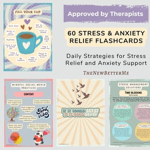 Schede didattiche per alleviare lo stress e l'ansia, gestione dello stress, schede di strategia di coping, psicologia, schede di terapia, schede di coping, carte sociali