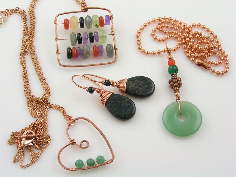 Moonstone Earrings Gray Moonstone Jewelry Copper Earrings Etsy