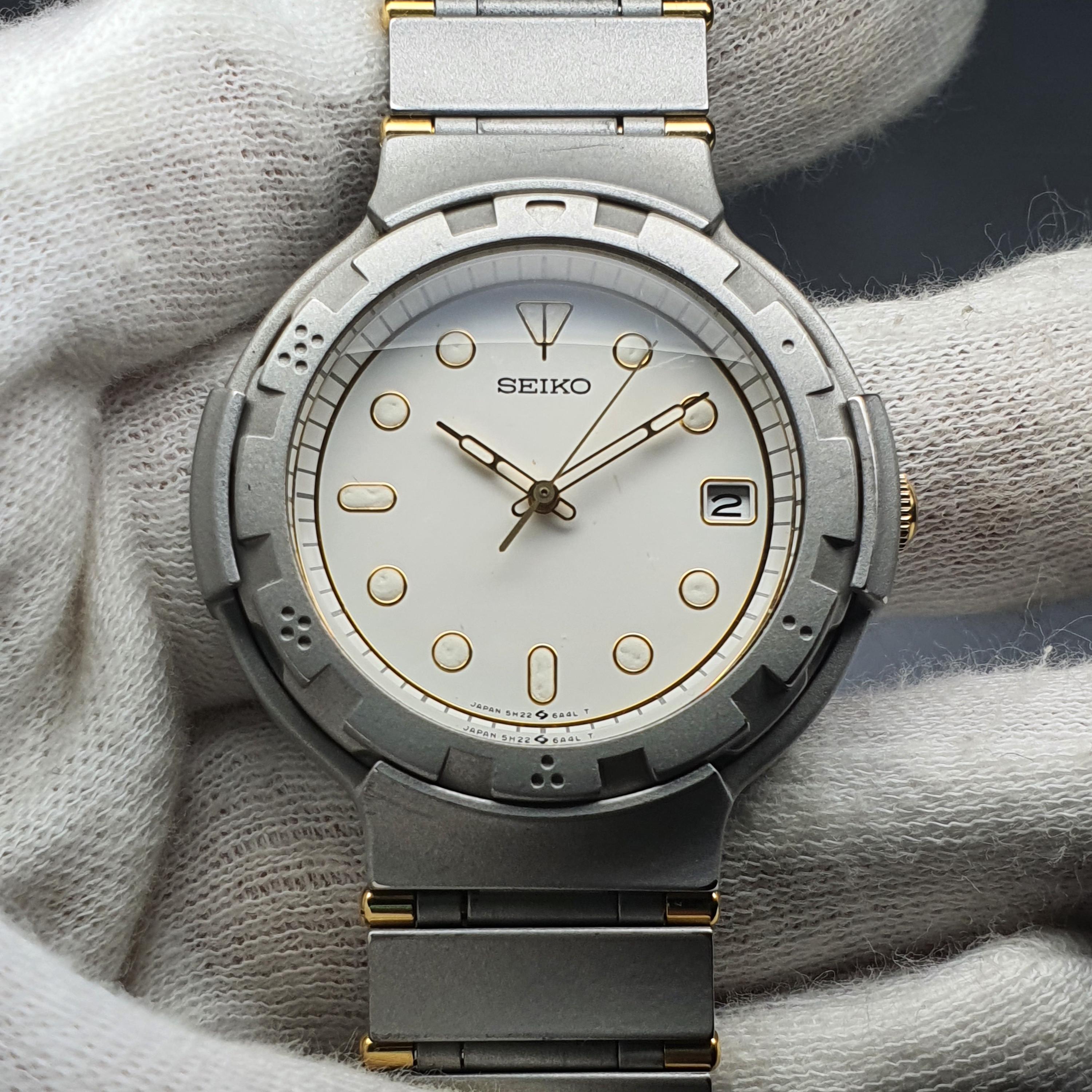 Vintage May 1986 Seiko X Giugiaro Design Collaboration (5H22-6A30 