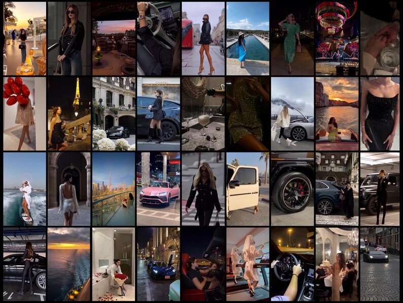Instagramable reels, luxury lifestyle aesthetic videos image 4