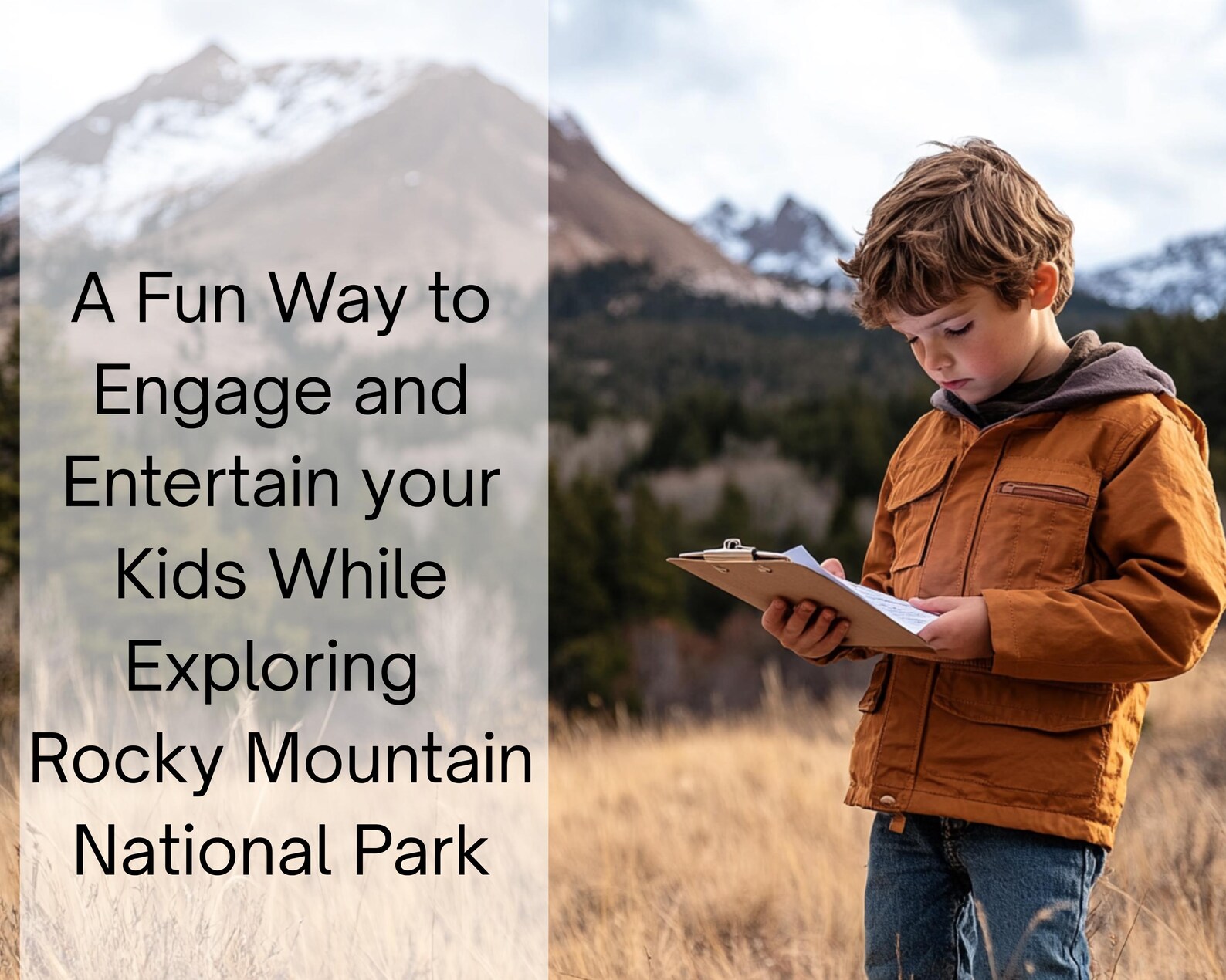 Rocky Mountain National Park Scavenger Hunt Printable Nature Games Kids