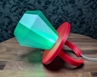 Ring Pop LED Lamp | 3D Printed Y2K Candy Night Light, Color Changing USB, Retro