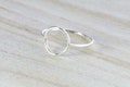 Karma Circle Ring in Sterling Silver