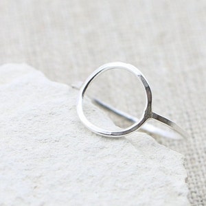 Karma Circle Ring in Sterling Silver image 2