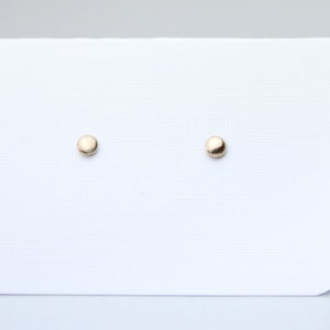Bronze Pebble Earring Studs | Minimalist Stud Earrings